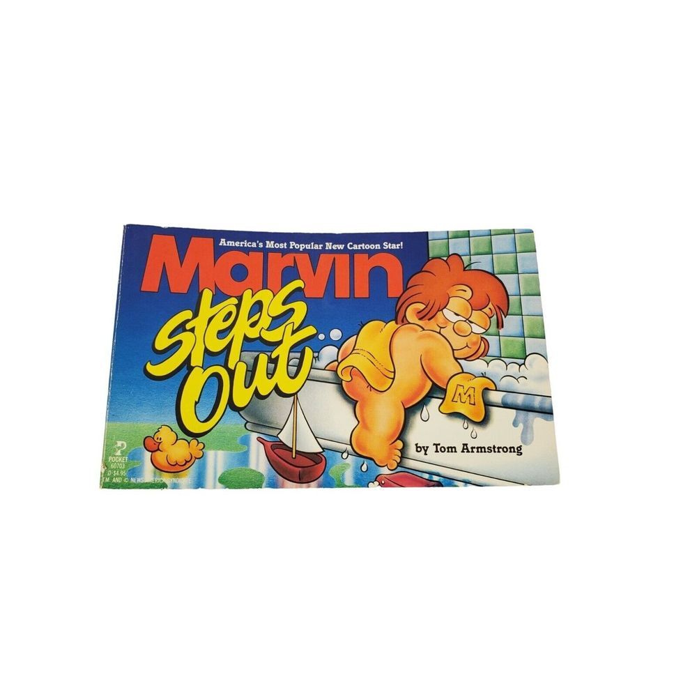 Vintage 1985 Marvin Steps Out Comic Book Paperback